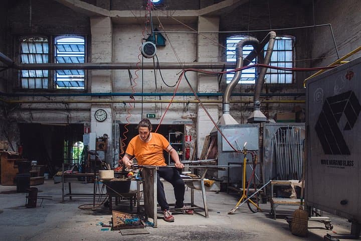 In-depth Guided Tour in a Real Murano Glass Factory