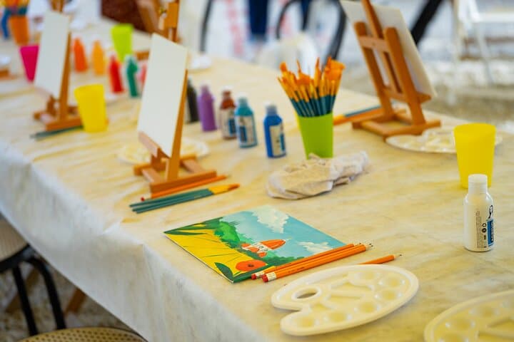 Paint And Drink Florentine Hills Art at La Birr'aia in Marignolle