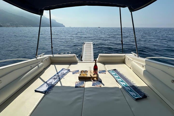 Sunset boat tour of the Amalfi Coast