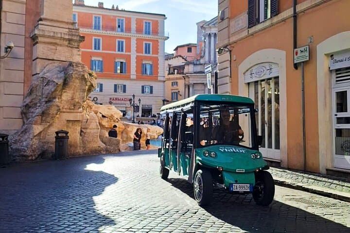Right next to the Trevi Fountain