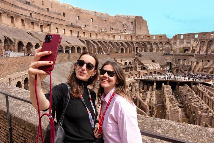 For an unobstructed view of the famous arena floor, explore the Colosseum's first level, an area once reserved for Rome’s most elite classes