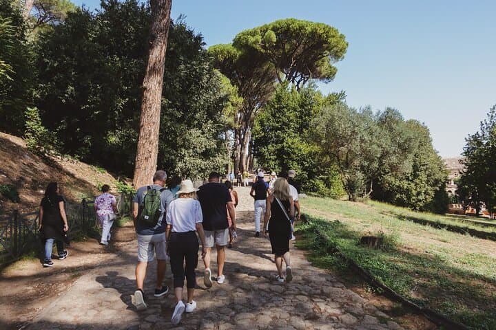 A small group on the Palatine Hill