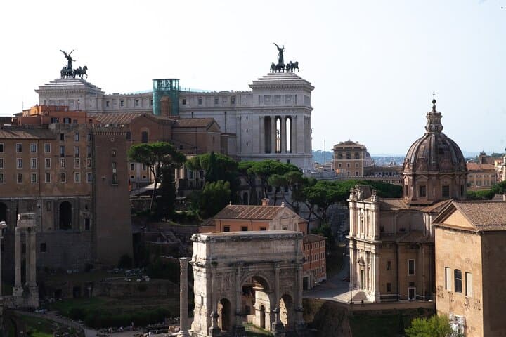 The view on Piazza Venezia