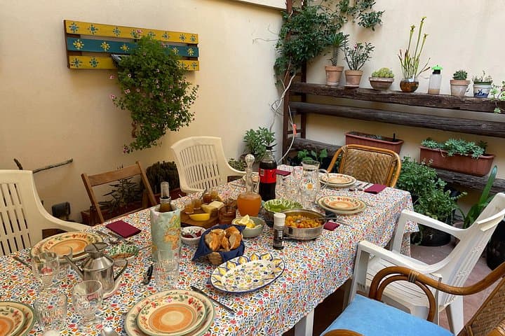 Terrace dining table