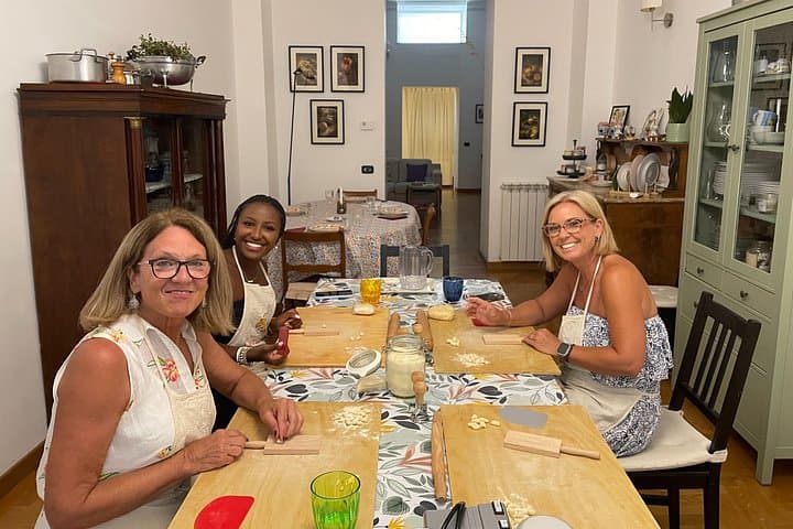 Cooking class- students in action