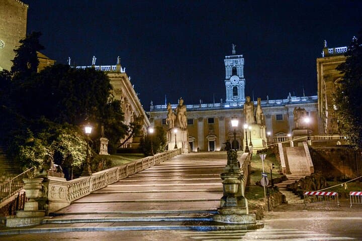 Rome Evening Tour with Private Driver and guide with Dinner