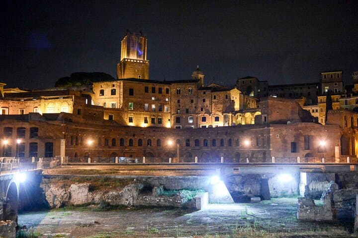 Rome Evening Tour with Private Driver and guide with Dinner