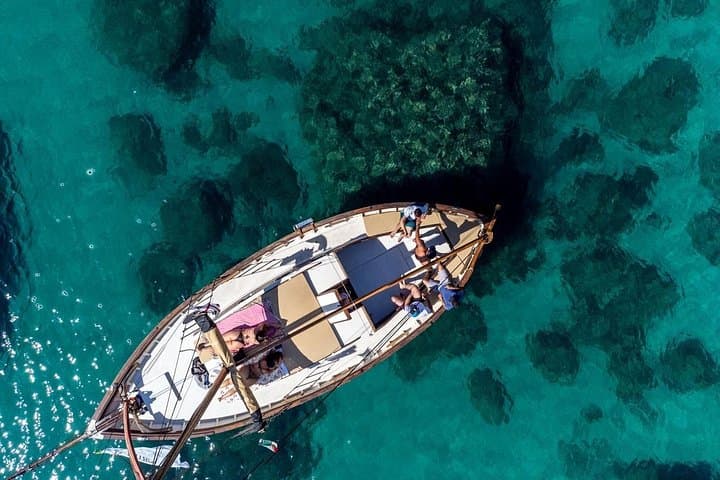 Cagliari Boat Tour with Classic Gozzo in the Gulf of Cagliari