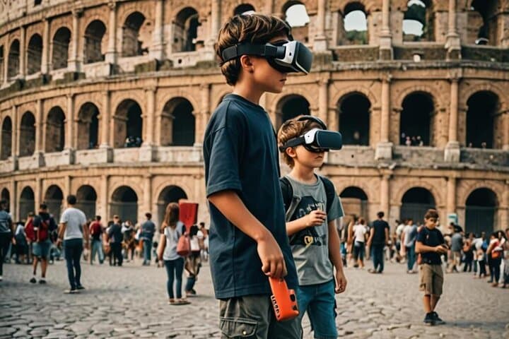 Visit of the Colosseum, Forum, Palatine Hill and Virtual Reality (VR)