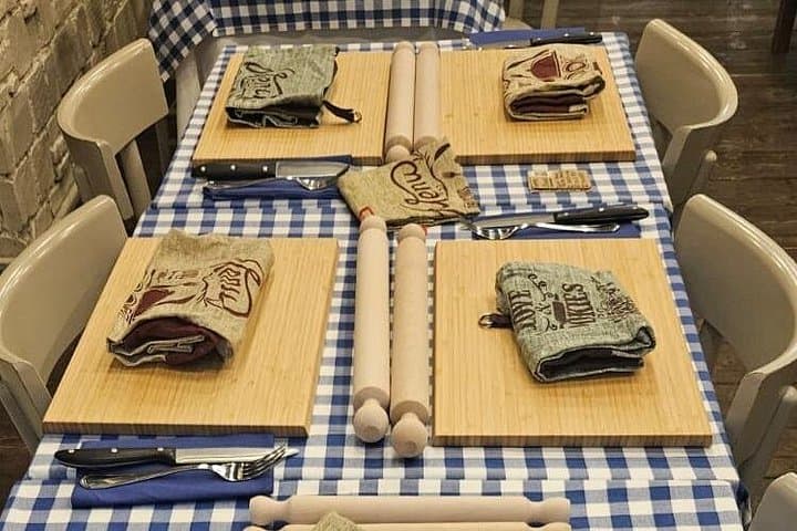 Traditional Pasta Cooking Class with Tiramisu Small Group