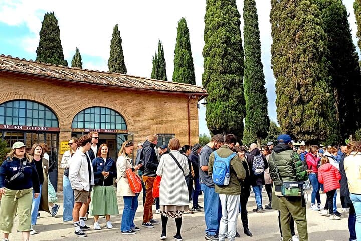 Rome: Appian Way Catacombs Guided Tour with Golf Cart Shuttle