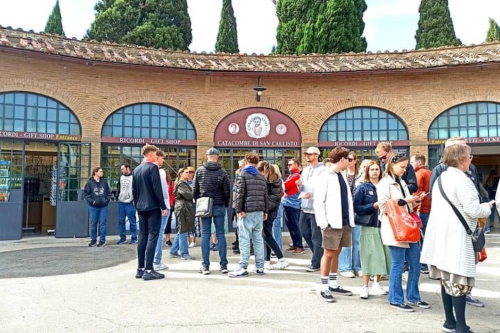 Rome: Appian Way Catacombs Guided Tour with Golf Cart Shuttle