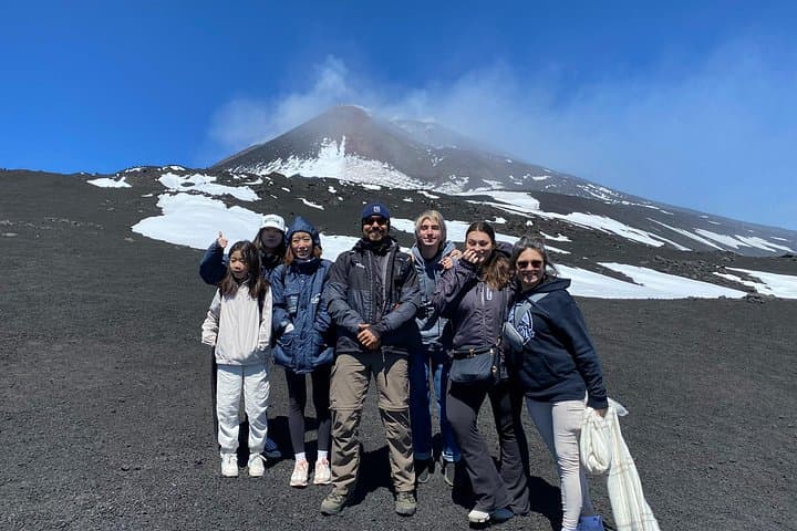 Private excursion on the volcano Etna