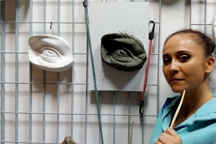 Michelangelo's David eye