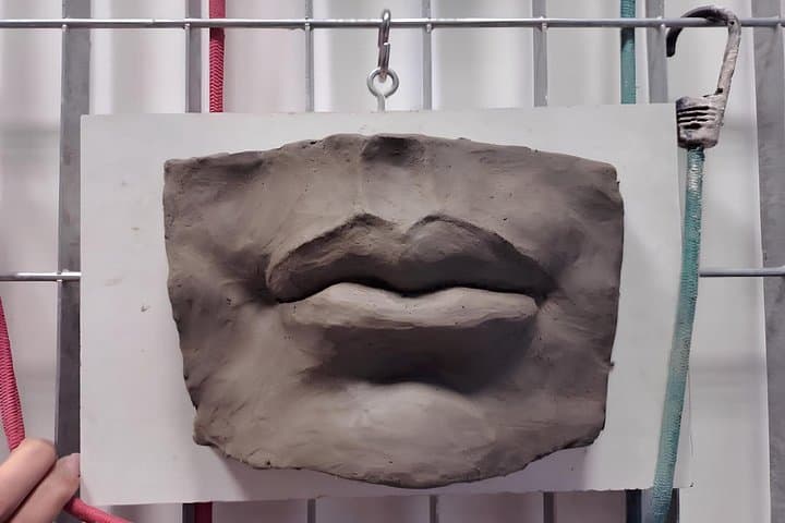 Michelangelo's David mouth