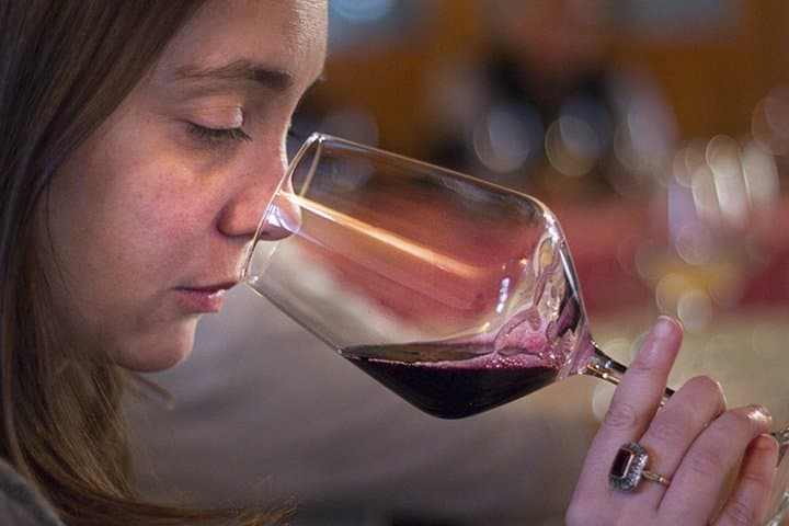 Tasting Merlot at the nose