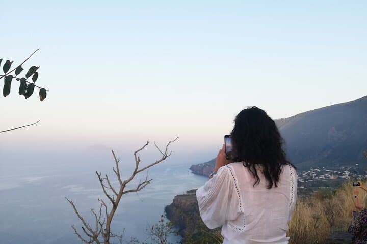 Private and guided tour of Salina: Discovering the Green Island