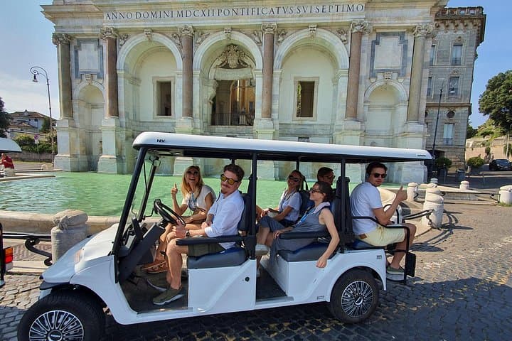 Private Golf Cart Rome City Tour with Gelato