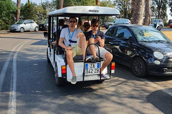 Private Golf Cart Rome City Tour with Gelato