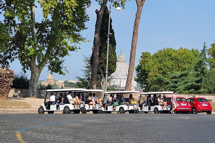 Private Golf Cart Rome City Tour with Gelato