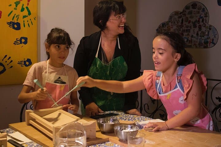 Kids Pasta & Tiramisu Cooking Class with a View in Rome