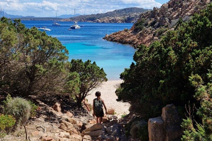 Hiking to Cala Coticcio in Caprera with aperitif