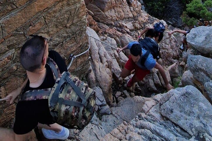 Hiking to Cala Coticcio in Caprera with aperitif