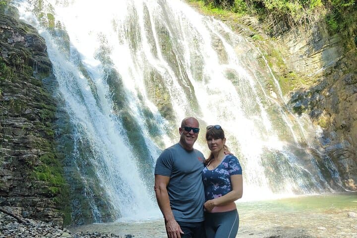 Lake Como Scenic Coastal Bike Tour with Waterfall & Villas