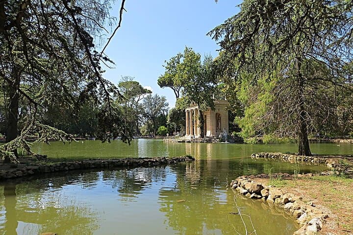 Rome : rowing boat of Lake Villa Borghese + photo shoot