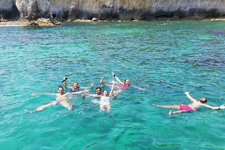 Boat Tour to Sea Caves, Ortigia, Plemmirio and Snorkeling
