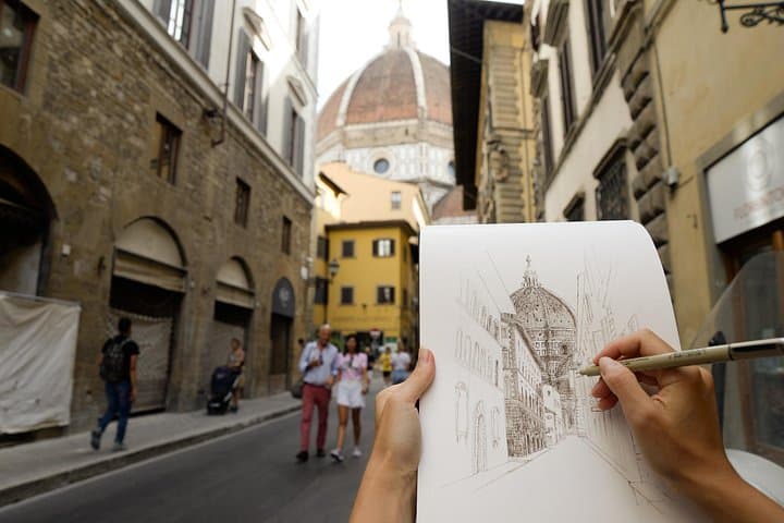 Private Sketching Activity in Florence