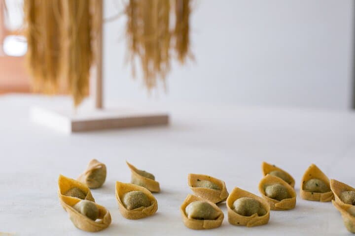 Tortelloni and Tagliatelle Cooking Class in Bologna + Wine