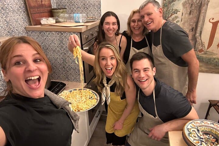 SECRET SAUCE! FUN Pasta & Gelato class Wine/Oil Tasting Vatican