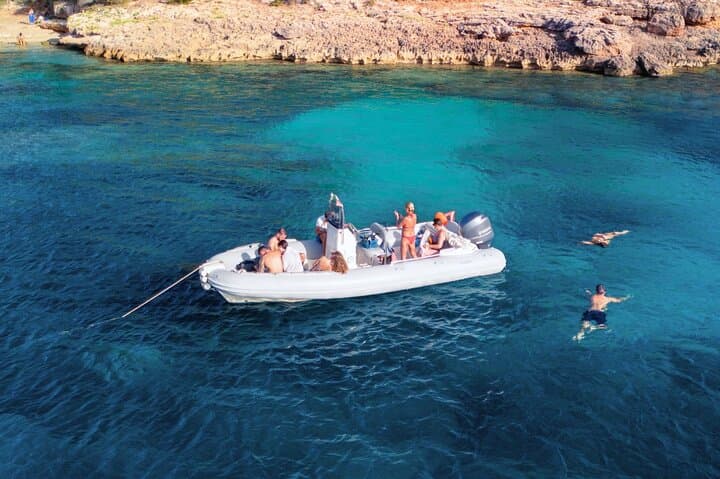 Alghero: snorkeling RIB tour in Porto Conte and Capo Caccia