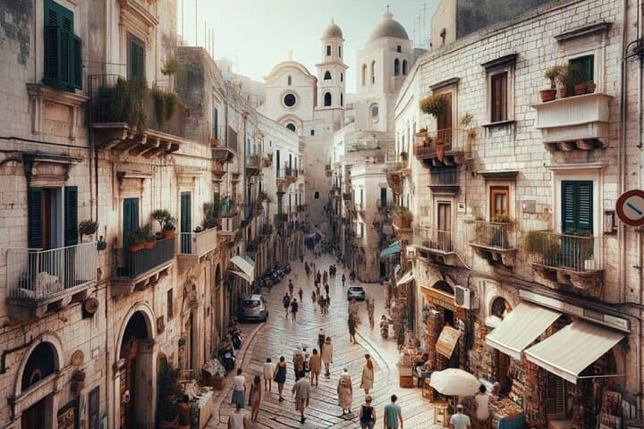 Bari Walking Tour with Audio and Written Guide by a Local