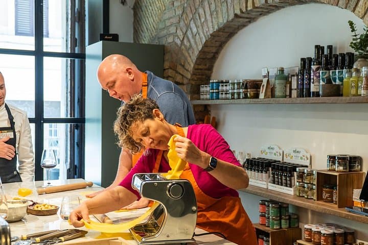Pasta and Tiramisu Making Class with Fine Italian Wine in Rome