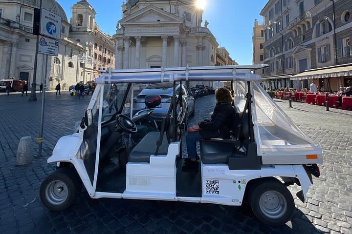Rome Golf Cart Small Group Tour: Landmarks, Views and Fountains