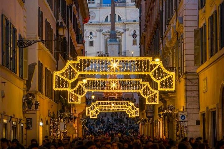 Big Bus Rome Christmas Lights Open-Top Bus Tour with Live Guide
