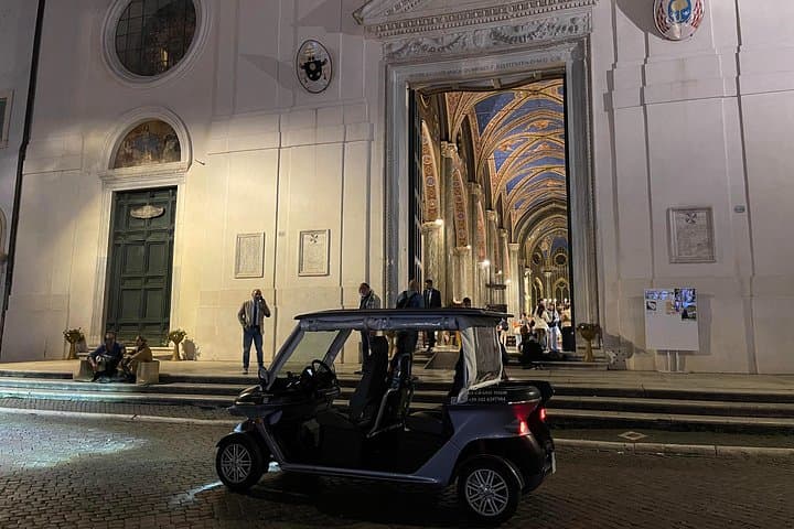 Rome by Night Private Golf Cart Tour