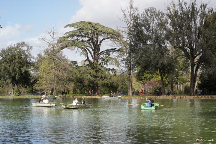 Rome : rowing boat of Lake Villa Borghese + photo shoot