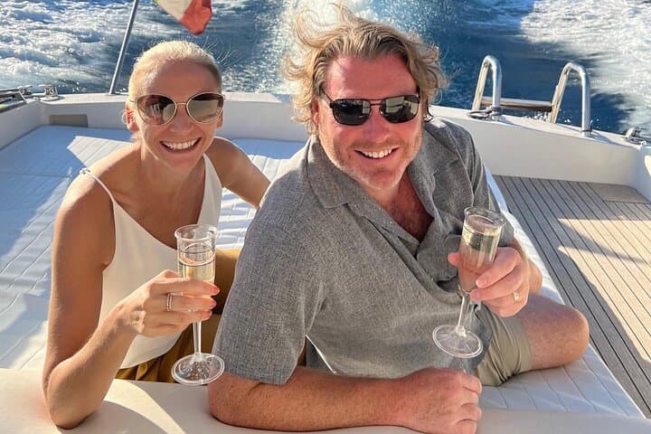 Savor a flute of prosecco during the cruise