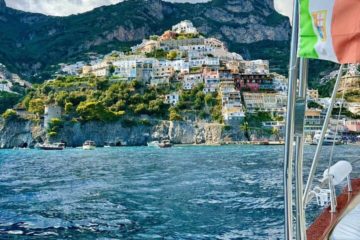 The view of Positano from the sea is one of the most famous in the world