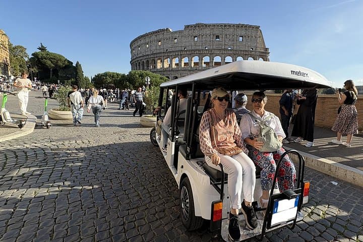 Rome Golf Cart Tour: Private & Small Group Half-Day Experience