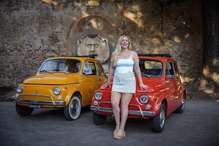 Vintage Car Fiat 500 Tour In Rome
