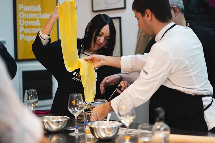 Rome Pasta Making Class with Sauces and Wine Included (gf option)