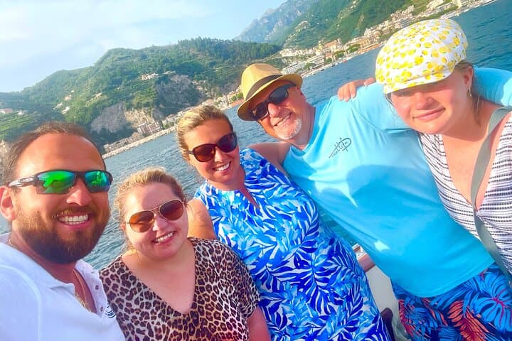 Full Day Private Boat Tour from Positano, Praiano, Amalfi