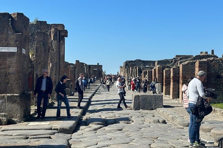 From Sorrento Pompeii tour with Wine and Olive oil tasting