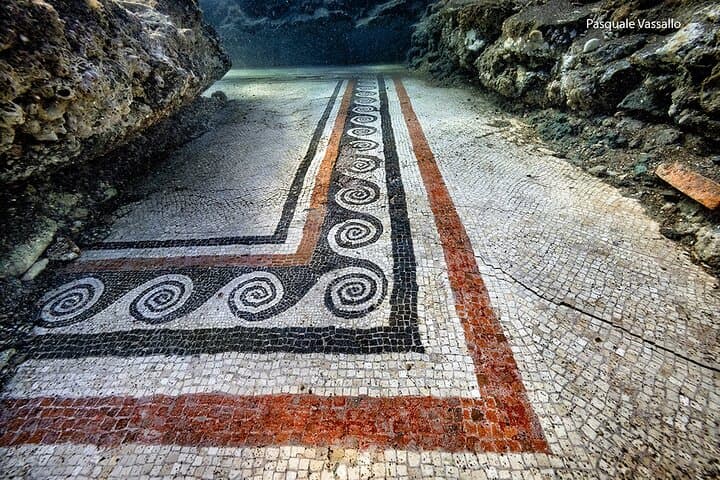 Portus Julius - Wave mosaic