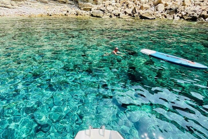 Porto Conte Half-day catamaran tour with aperitif
