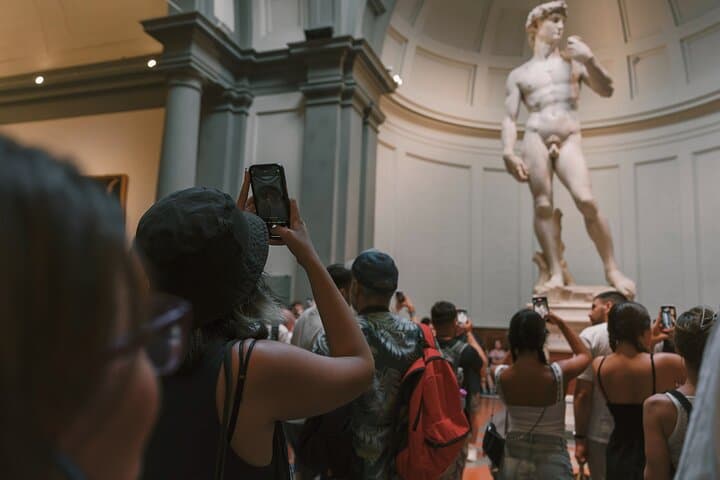 Let the greatness of Michelangelo's David take your breath away inside the Academia Gallery.